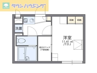 レオパレスＥＸＯＤＵＳ２の物件間取画像